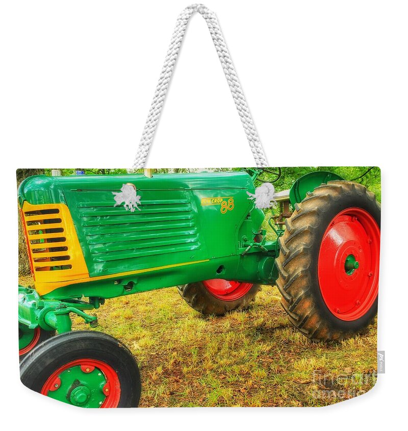 Farming Weekender Tote Bag featuring the photograph Oliver Row Crop 88 by Mike Eingle