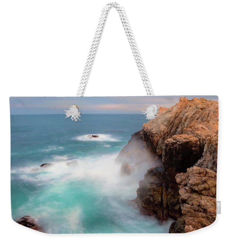Landscape Weekender Tote Bag featuring the photograph On The Cliff by Jonathan Nguyen