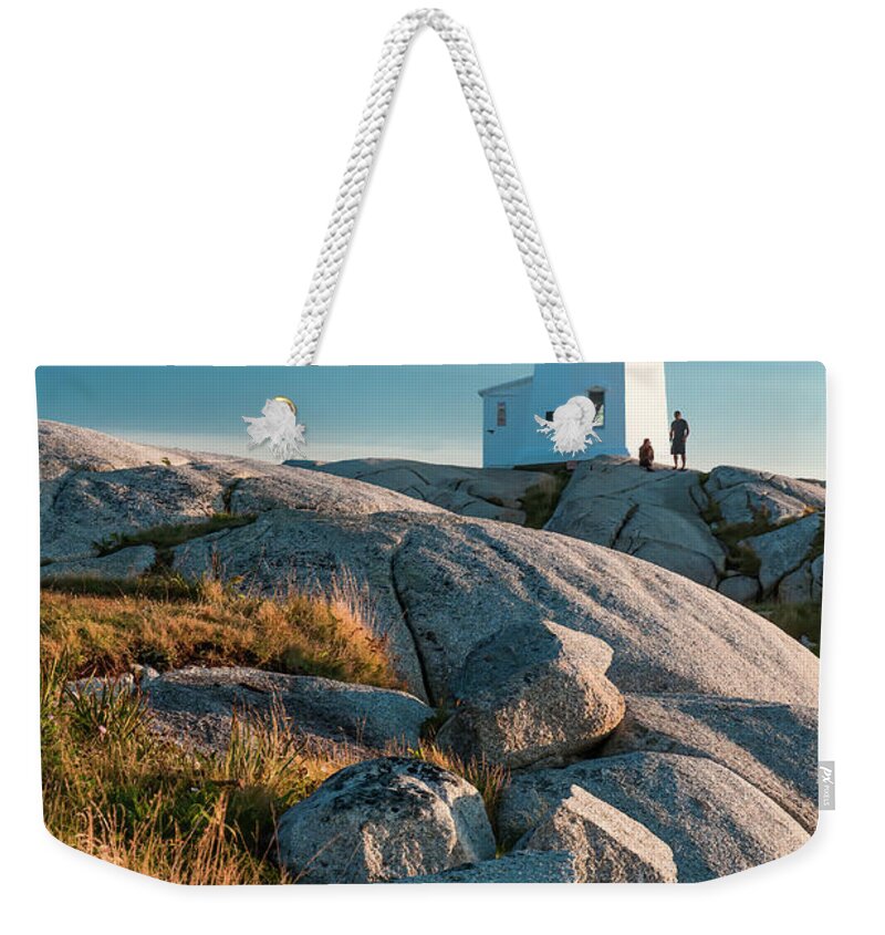 Boulders Weekender Tote Bag featuring the photograph On the Rocks-2 by Ginger Stein