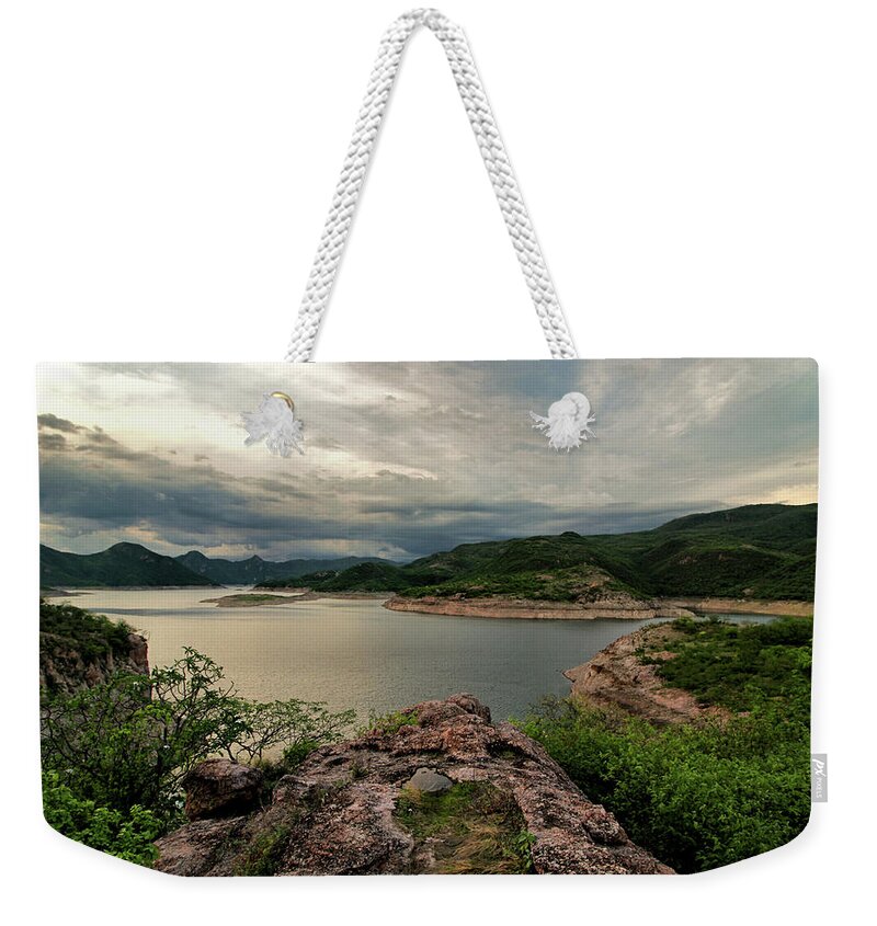 Slope Weekender Tote Bag featuring the photograph On Top of the World by Montez Kerr