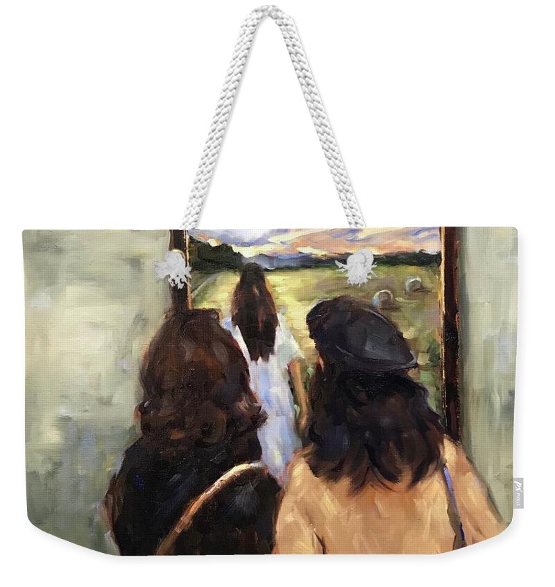 Museum Weekender Tote Bag featuring the painting Once Upon A Dream by Ashlee Trcka