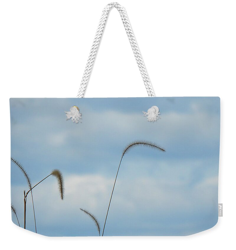 Clouds Weekender Tote Bag featuring the photograph Open Spaces by Wild Thing