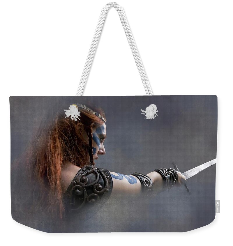 Boudica Weekender Tote Bag featuring the photograph Out of the Mist by Doug Matthews