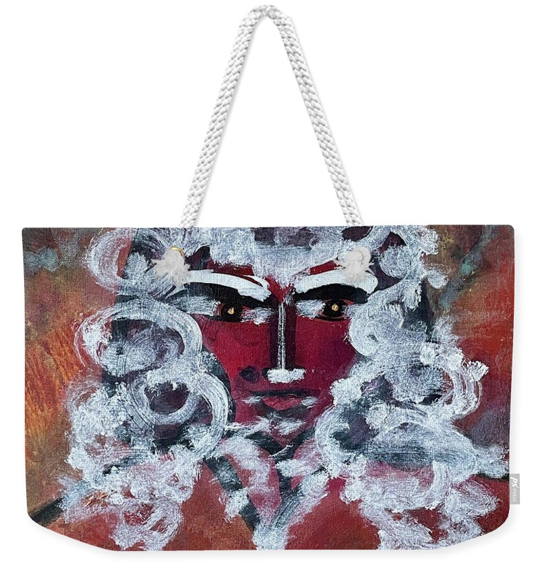 Page Boy Weekender Tote Bag featuring the painting The Royal Court by Leslie Porter