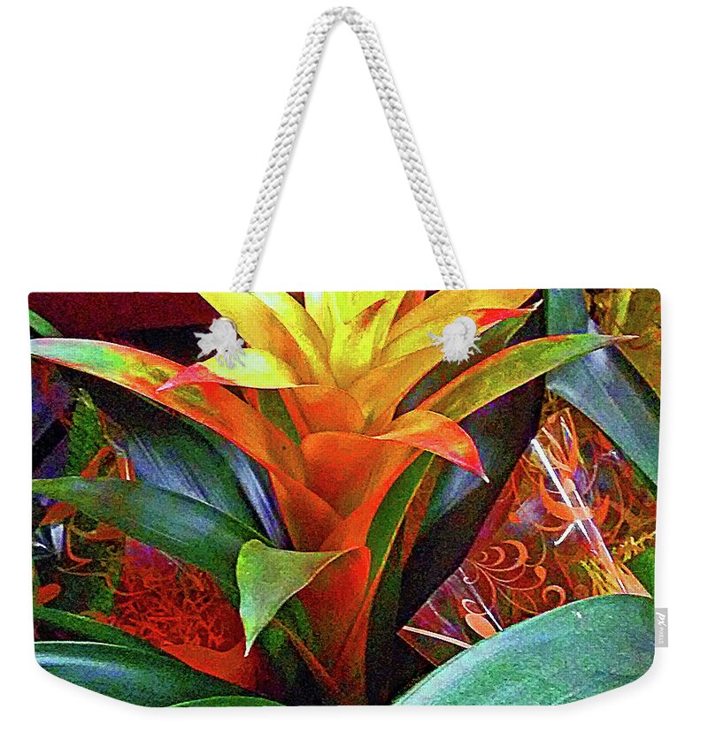 Plant Weekender Tote Bag featuring the photograph Painterly Plant by Andrew Lawrence