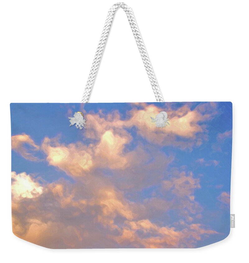 Atmosphere Weekender Tote Bag featuring the photograph Painterly Sky by John Bartosik
