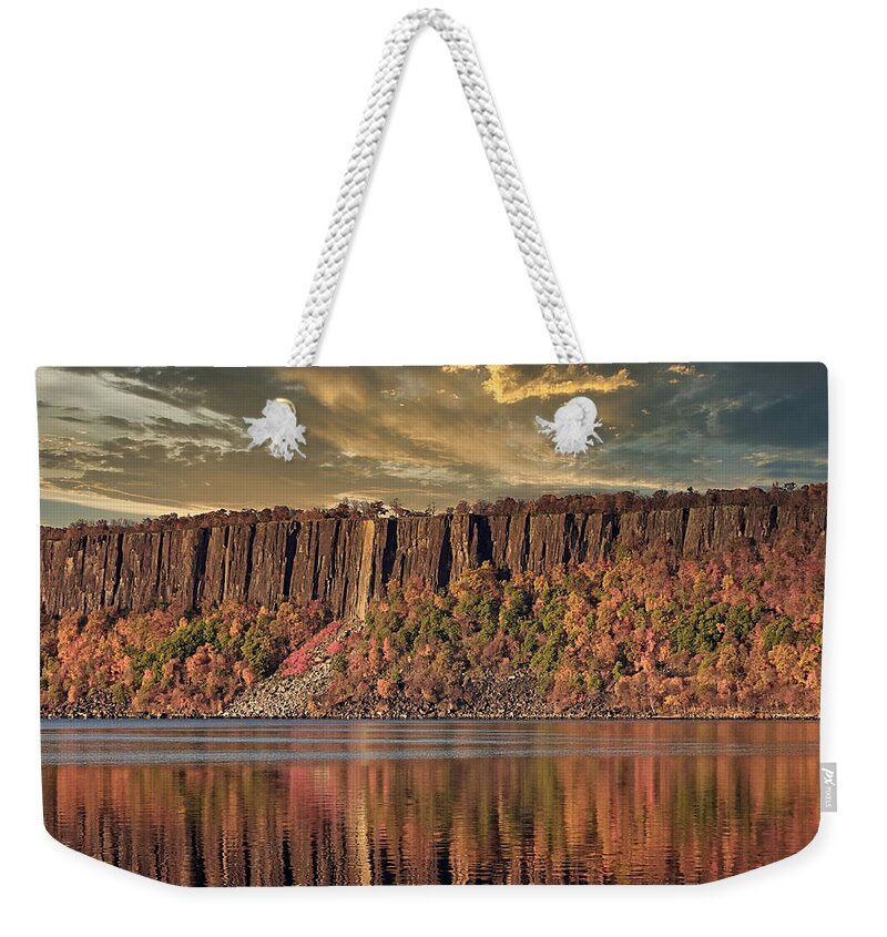 Autumn Weekender Tote Bag featuring the photograph Palisades Autumn Colors by Russ Considine