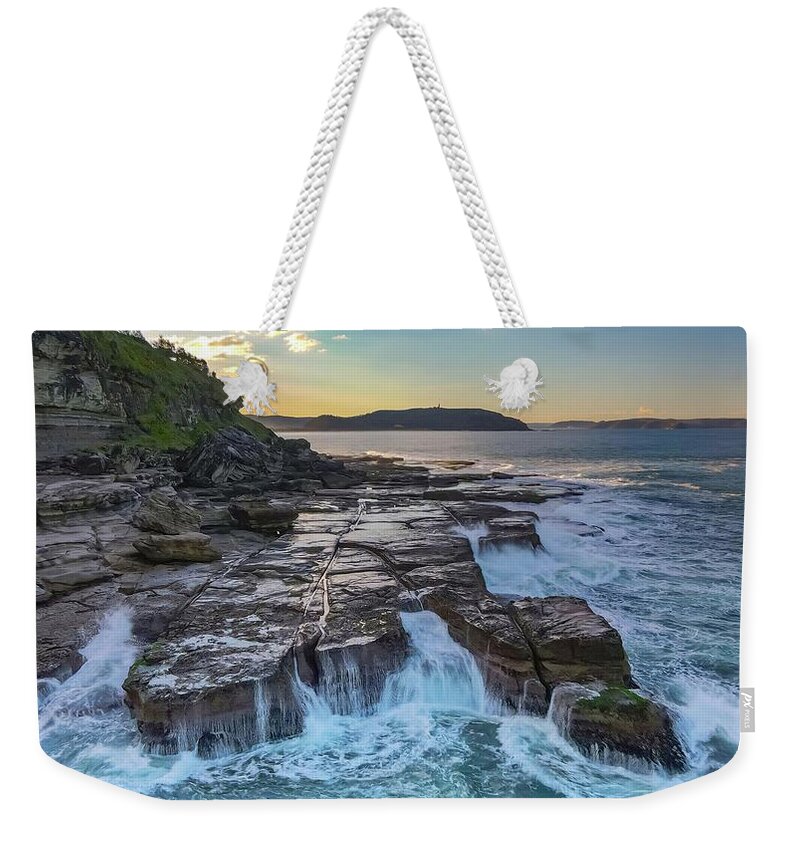 Beach Weekender Tote Bag featuring the photograph Palm Beach Sunset No 2 by Andre Petrov