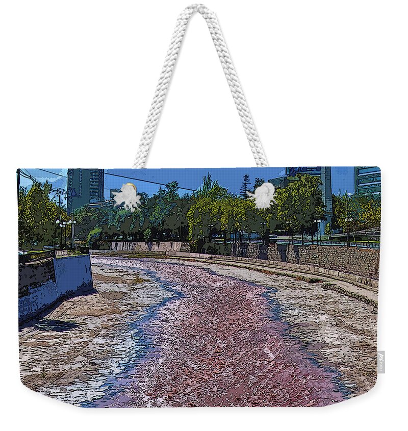 Pandemic Weekender Tote Bag featuring the photograph Pandemic by Edward Shmunes