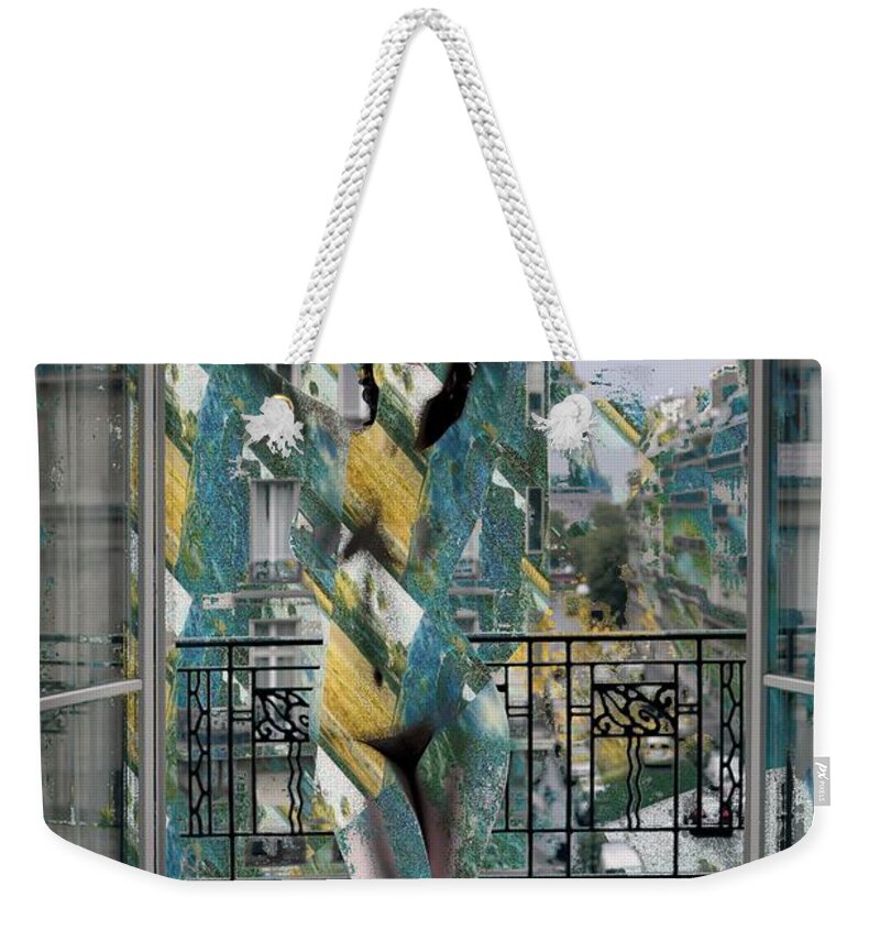 Oifii Weekender Tote Bag featuring the digital art Paris Pourtoujours Rinconmobile by Stephane Poirier