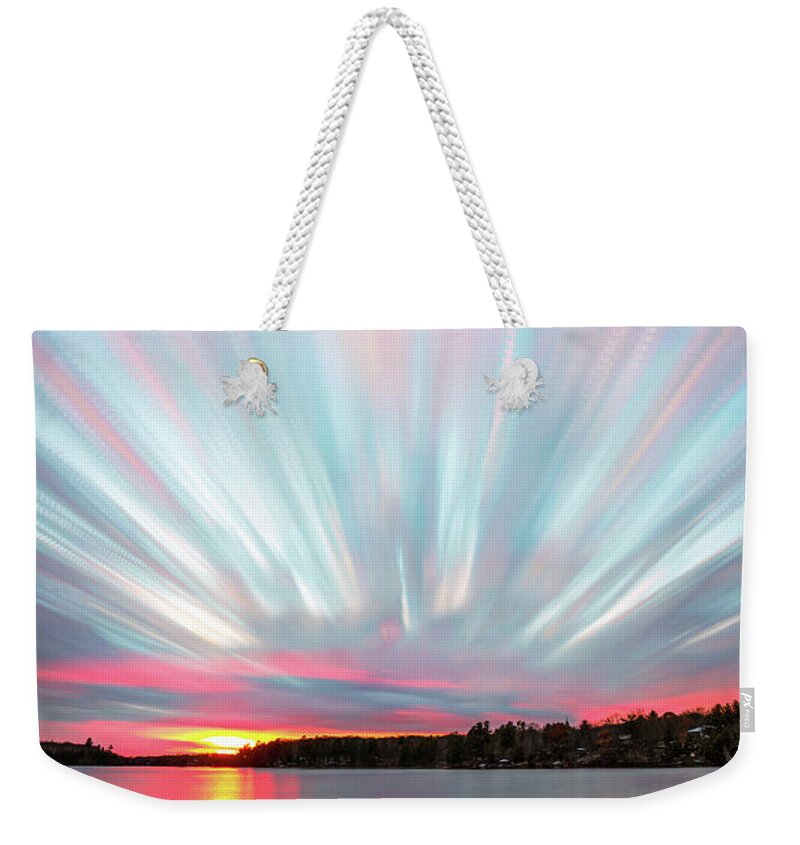 Nature Weekender Tote Bag featuring the photograph Pastel Paradise by Matt Molloy