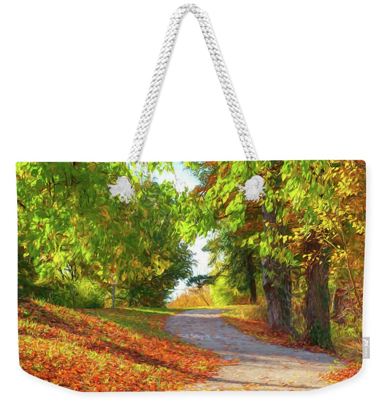 Pathway To Autumn Weekender Tote Bag featuring the photograph Pathway To Autumn # 3 by Mel Steinhauer