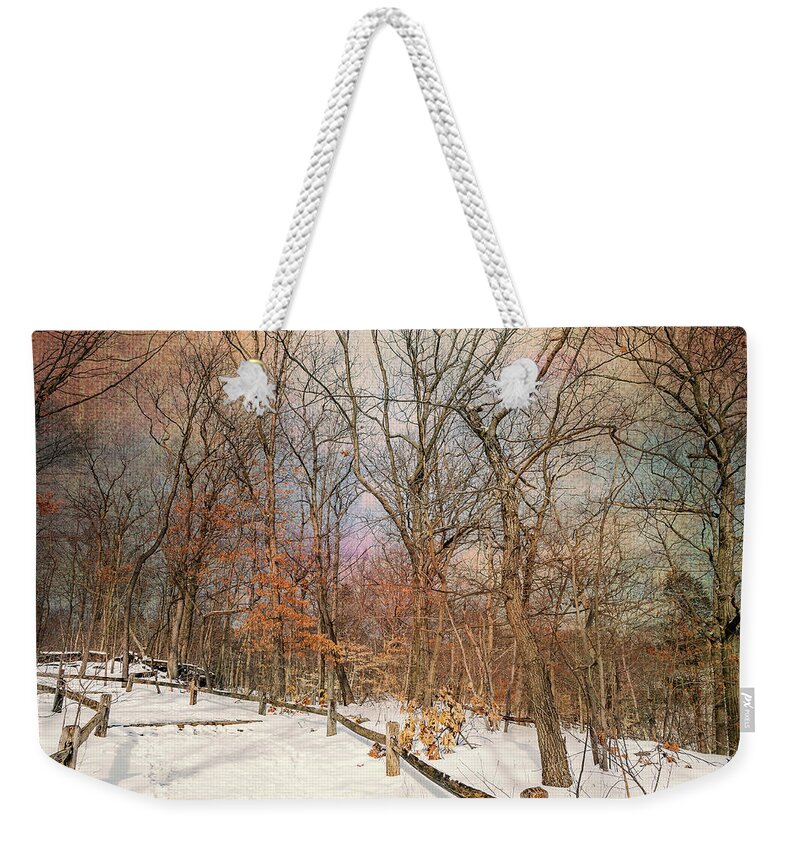 Bronx Botanical Gardens Weekender Tote Bag featuring the photograph Peace and Quiet by Cate Franklyn