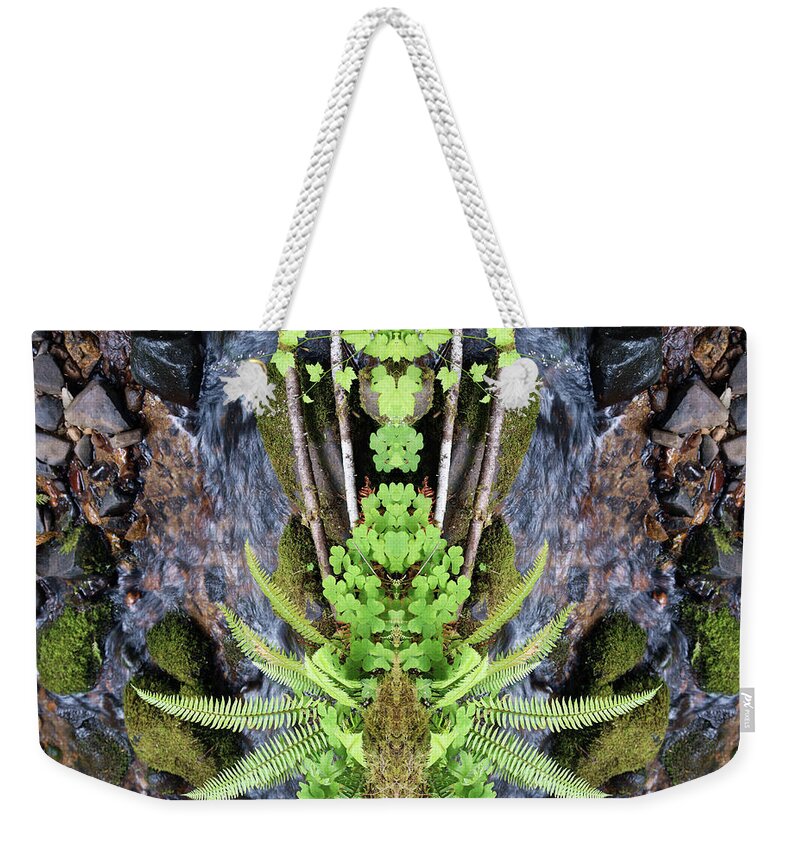 Nature Art Weekender Tote Bag featuring the photograph Peace at the Cosmic Creek of Life #3 by Ben Upham III