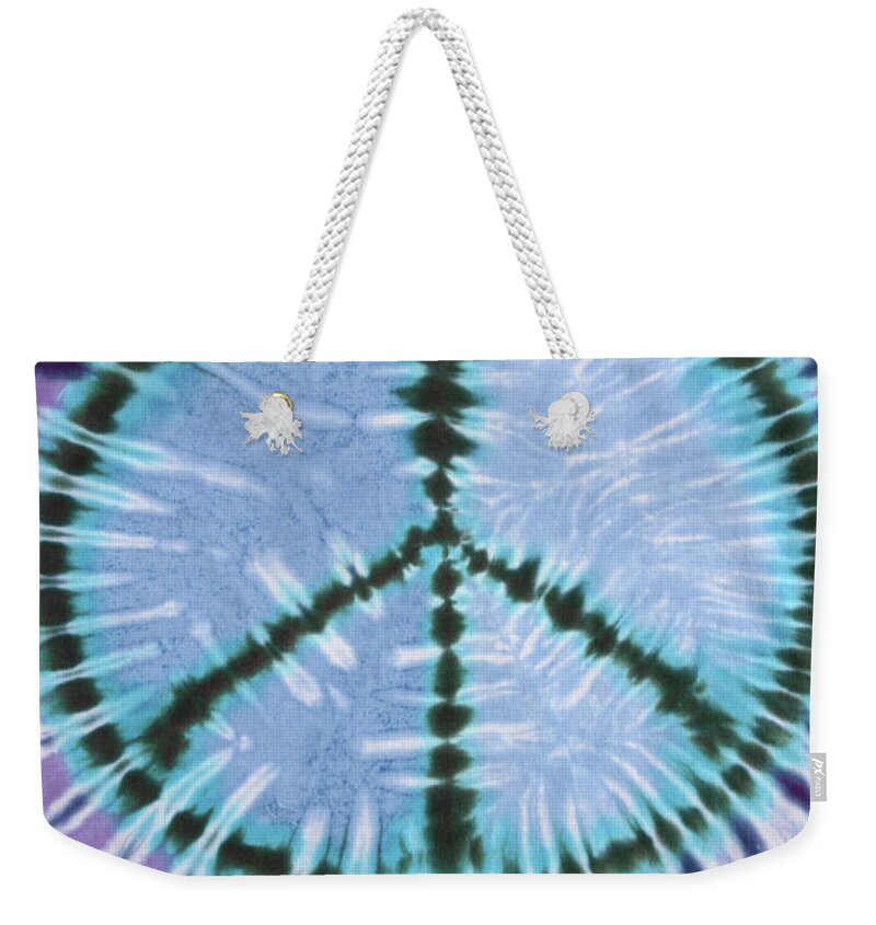 Peace Sign Weekender Tote Bag featuring the photograph Peace Sign by Patty Colabuono