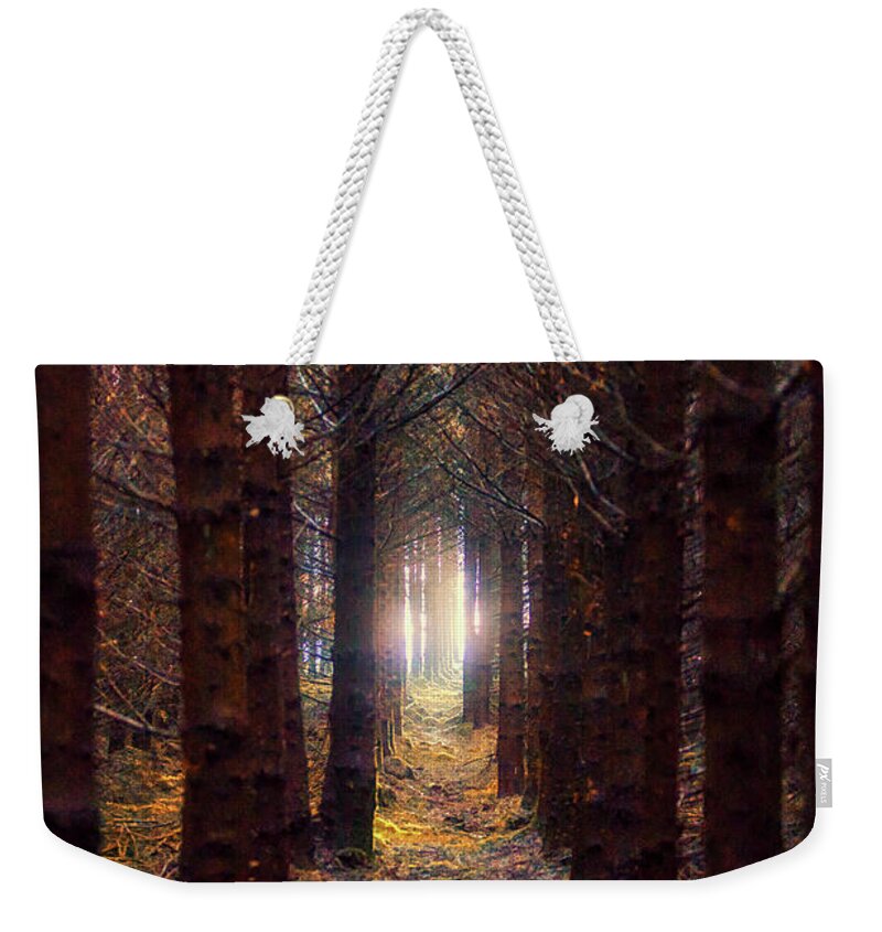 Woodland Weekender Tote Bag featuring the photograph Peaceful Path by Kype Hills