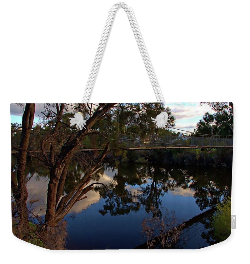 Landscape Weekender Tote Bag featuring the photograph Peaceful York by Michelle Liebenberg