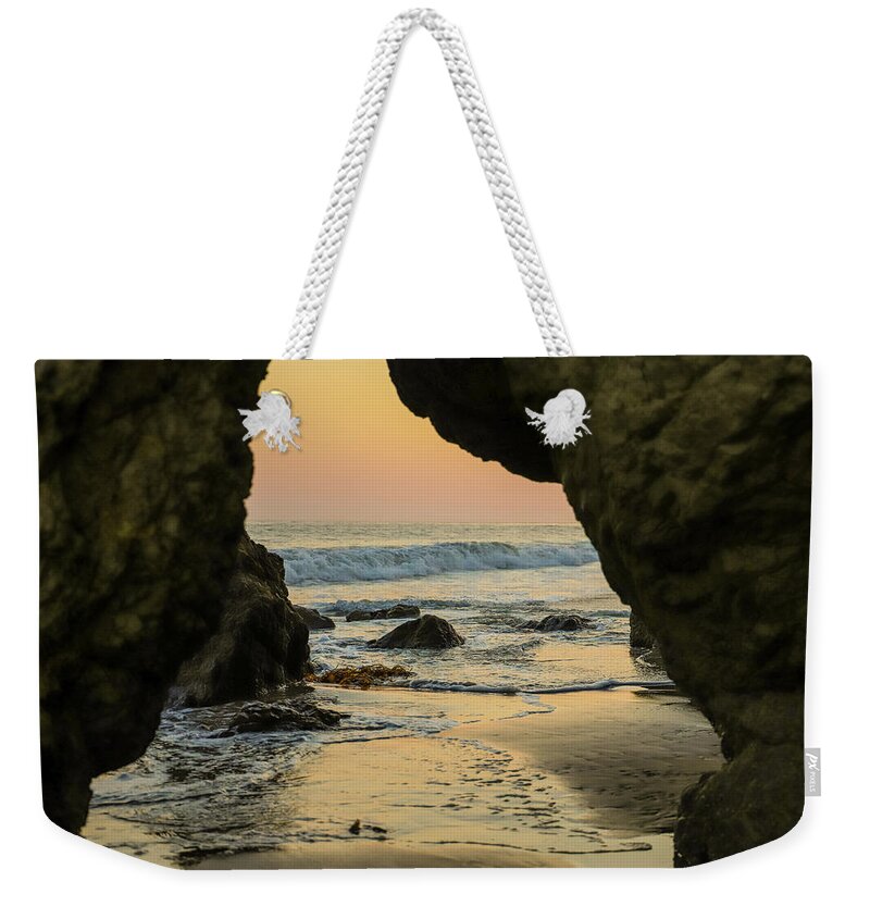 Sunset Weekender Tote Bag featuring the photograph Peeking into the Sunset by Marcus Jones