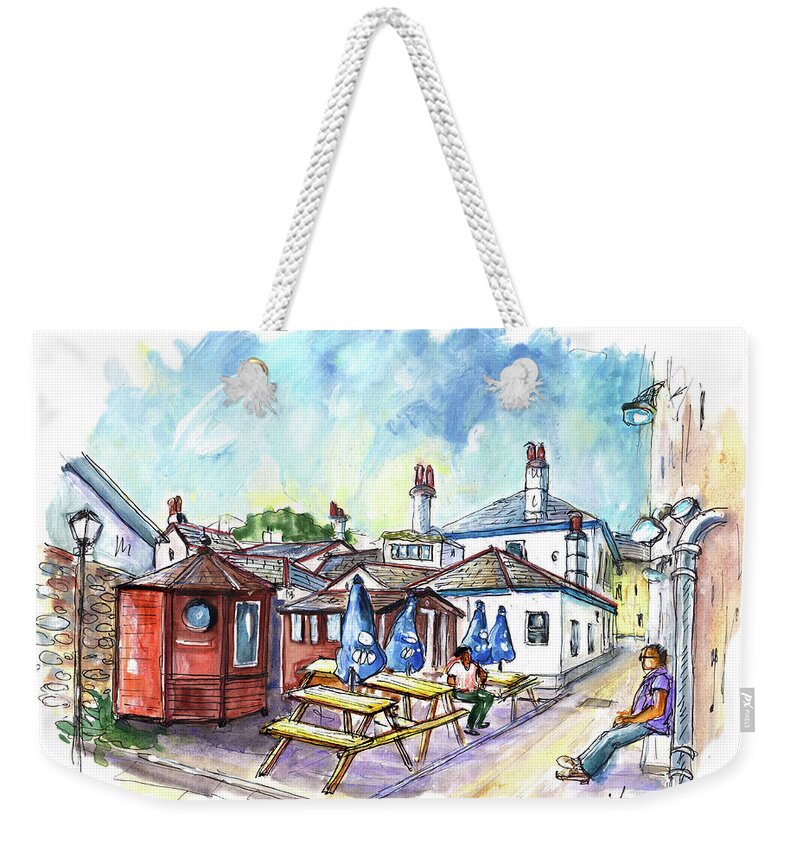 Travel Weekender Tote Bag featuring the painting Penzance 24 by Miki De Goodaboom