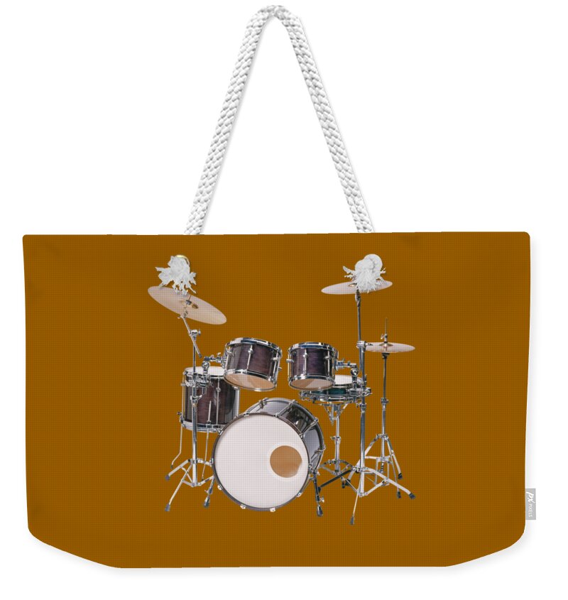 Drums Weekender Tote Bag featuring the photograph Percussion by Nancy Ayanna Wyatt