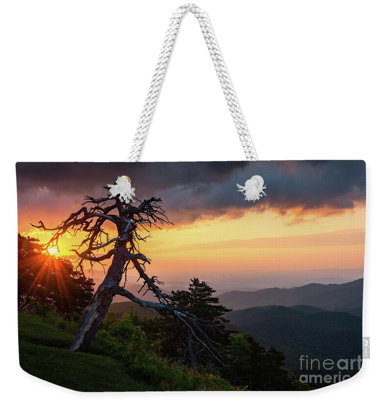Blue Weekender Tote Bag featuring the photograph Perish by Anthony Heflin