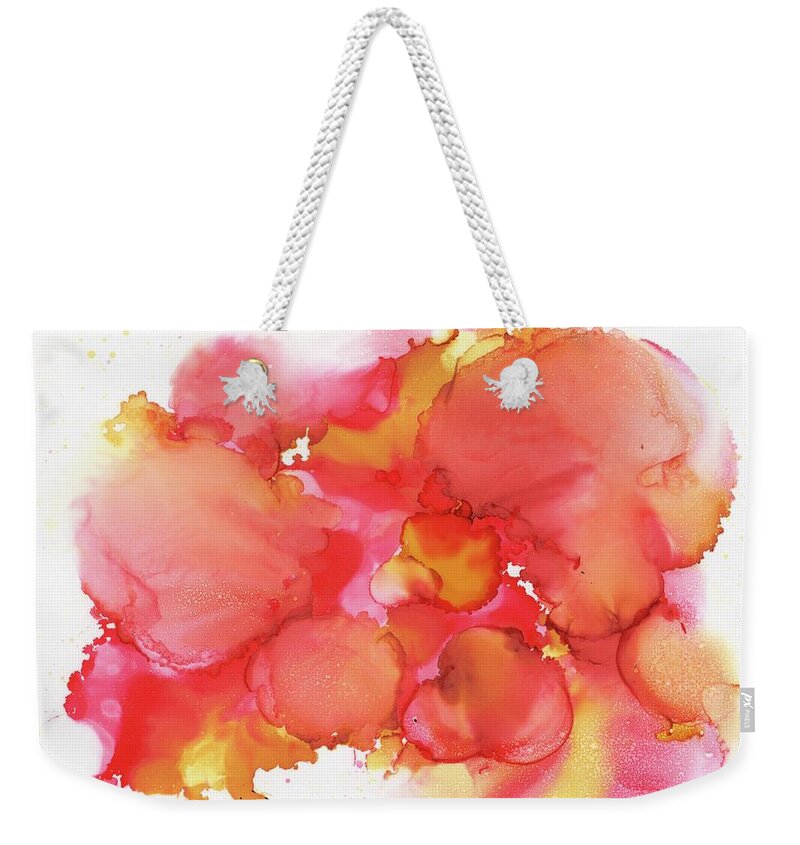 Alcohol Weekender Tote Bag featuring the painting Persistent by Christy Sawyer