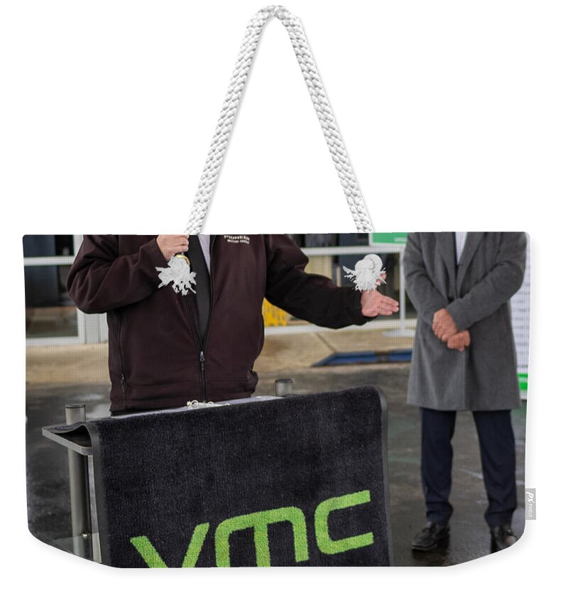 Pete Weekender Tote Bag featuring the photograph Pete - PAG-VMC by Jim Whitley