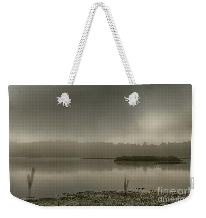  Weekender Tote Bag featuring the photograph Phantom Lake by Natural Focal Point Photography