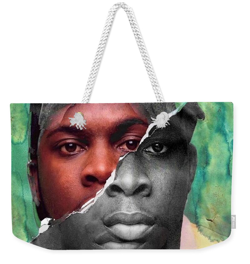 Hiphop Weekender Tote Bag featuring the digital art PhifeDAWG by Corey Wynn