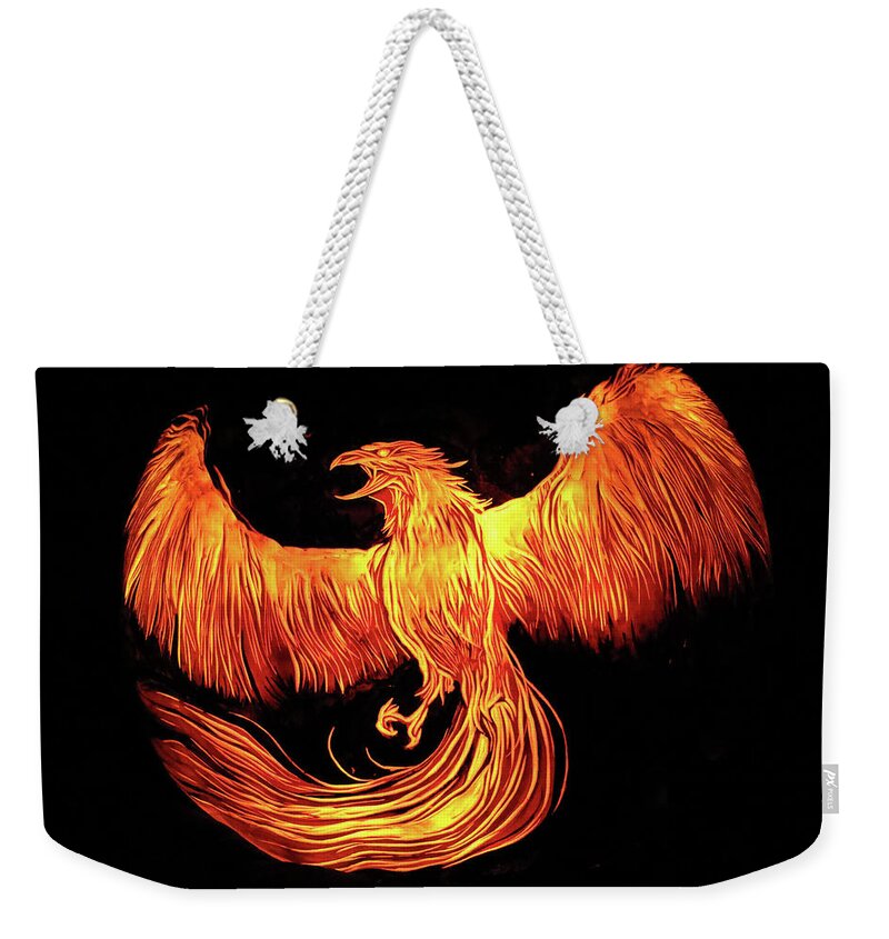 Phoenix Weekender Tote Bag featuring the photograph Phoenix by Stuart Manning