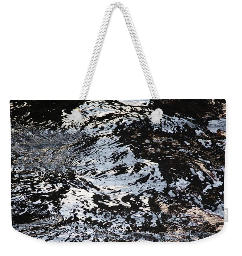 Water Weekender Tote Bag featuring the photograph Photo Foil by Linda Bonaccorsi