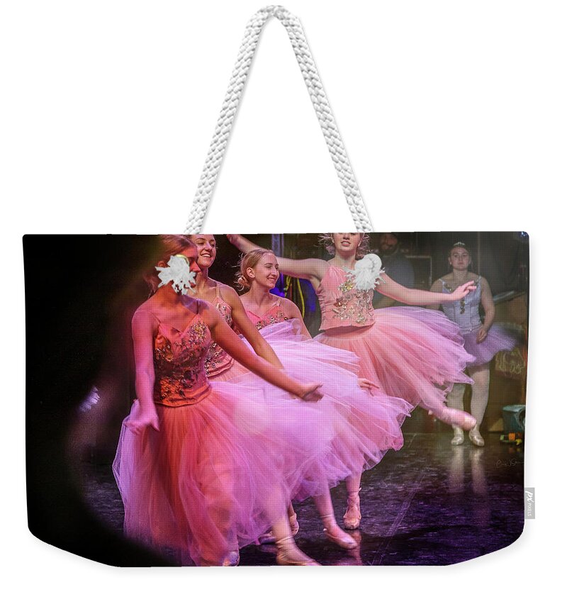 Ballerina Weekender Tote Bag featuring the photograph Ping Faries by Craig J Satterlee