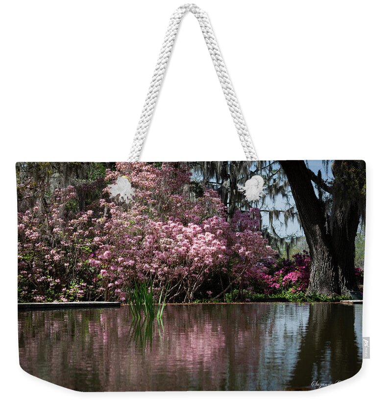 Photograph Weekender Tote Bag featuring the photograph Pink Magic II by Suzanne Gaff
