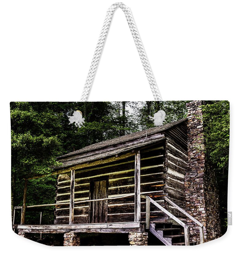 Reinhart Weekender Tote Bag featuring the photograph Pioneer Cabin by Nick Zelinsky Jr