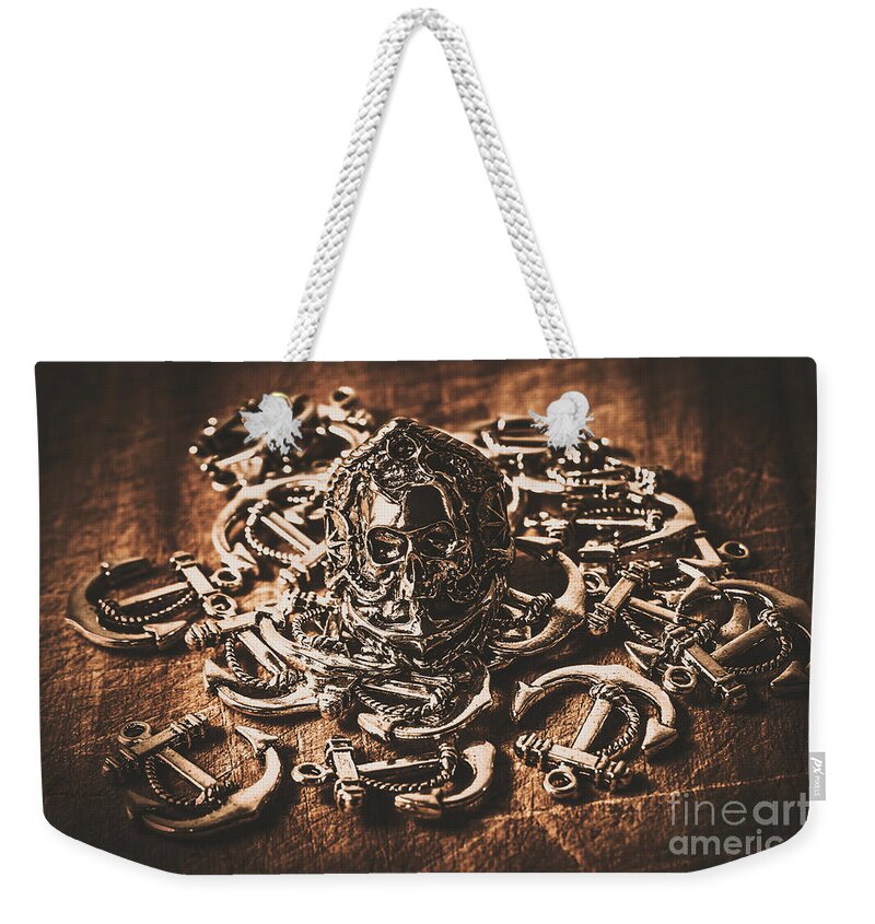 Maritime Weekender Tote Bag featuring the photograph Pirate booty by Jorgo Photography