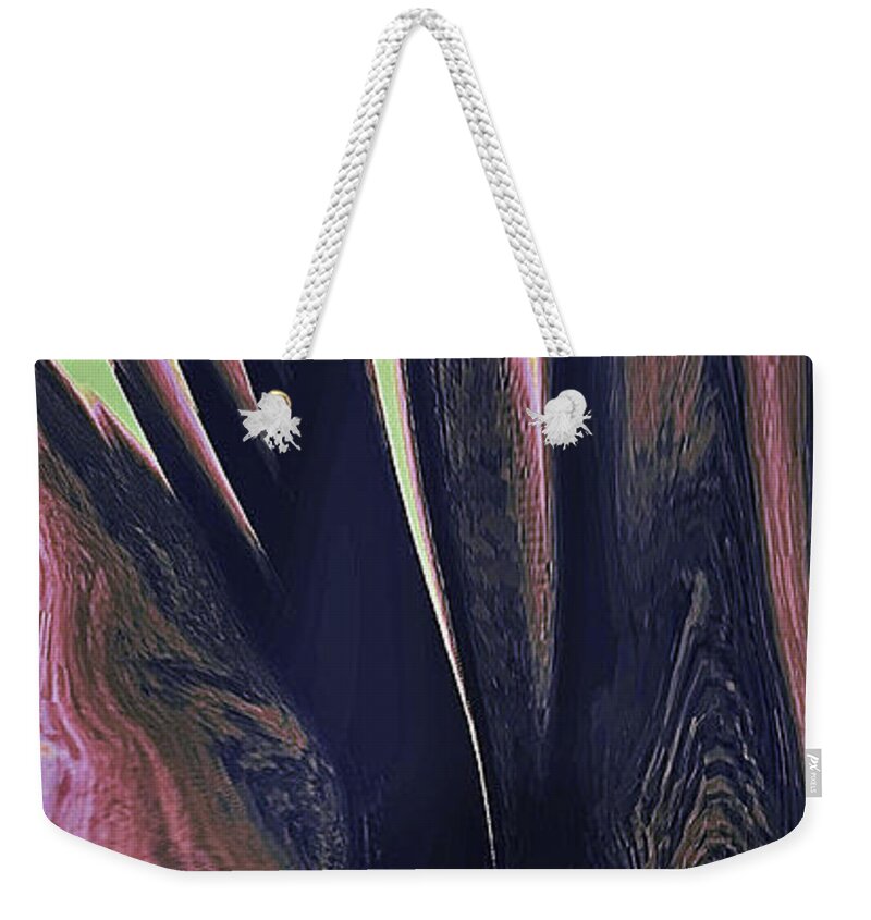  Weekender Tote Bag featuring the digital art Plant life by Glenn Hernandez