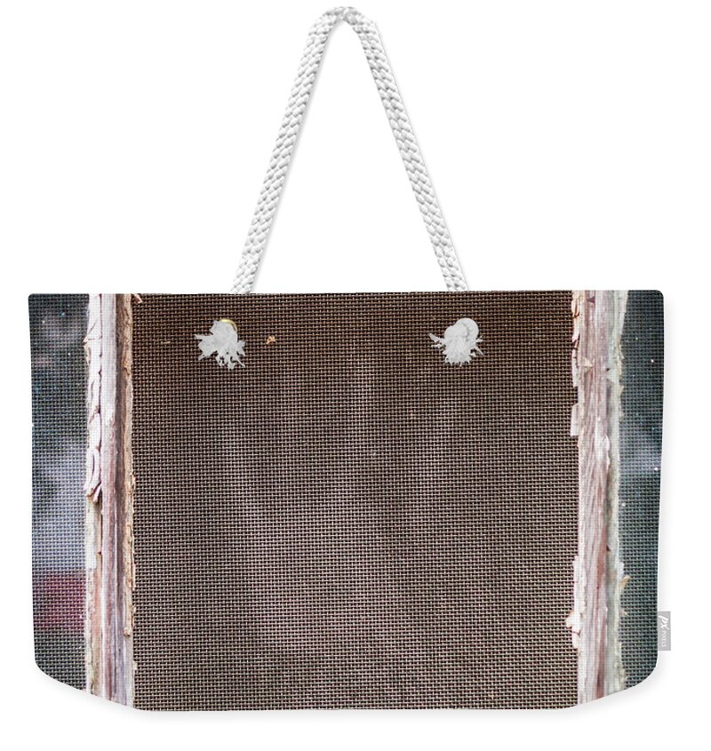 Sc State Hospital Weekender Tote Bag featuring the photograph Please Let Me Out... by Charles Hite
