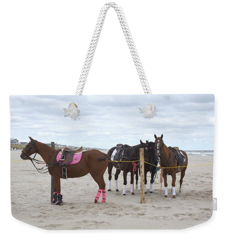 Polo Weekender Tote Bag featuring the photograph Polo 38 by Joyce StJames