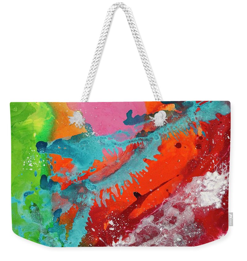 2020 Weekender Tote Bag featuring the painting Popsicle by Kasha Ritter