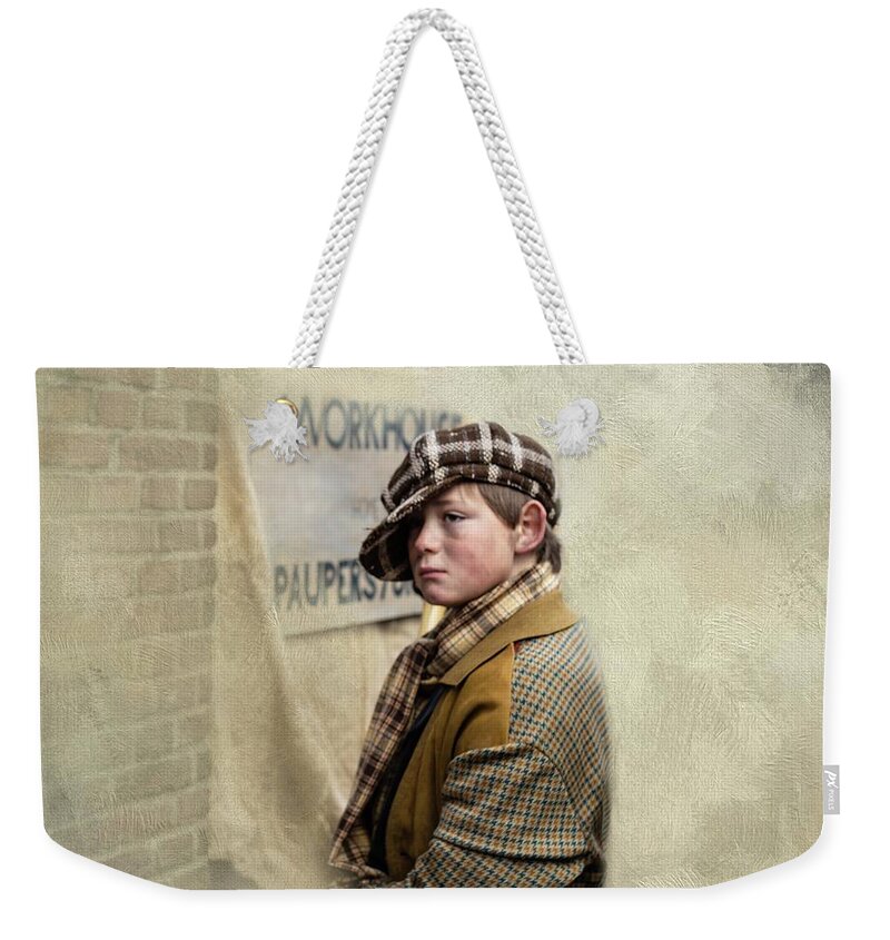 Portrait Weekender Tote Bag featuring the photograph Portrait of a Dickens Character-8 by Eva Lechner