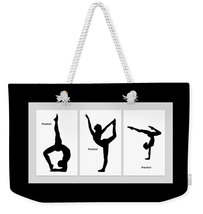 Sports Weekender Tote Bag featuring the photograph Practice, Practice, Practice by Nancy Ayanna Wyatt