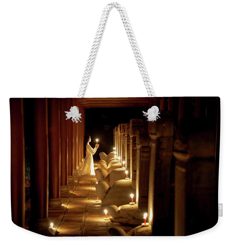 People Weekender Tote Bag featuring the photograph Pray for souls by Khanh Bui Phu