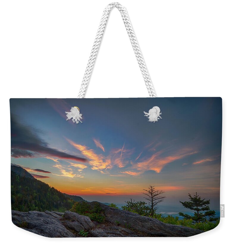 Blue Ridge Mountains Weekender Tote Bag featuring the photograph Predawn Light #1 by Melissa Southern