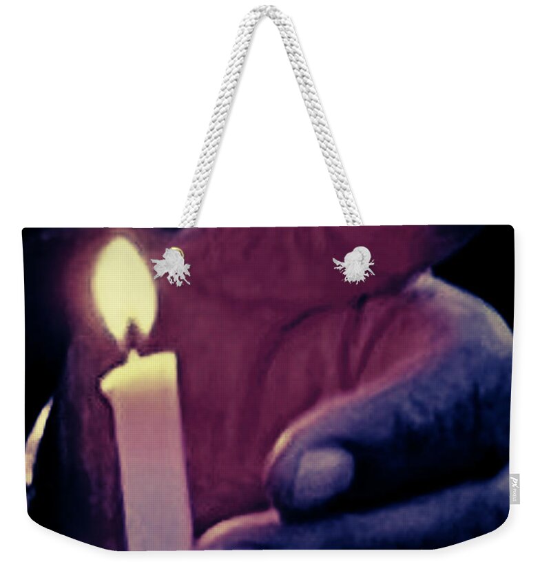 Candle Weekender Tote Bag featuring the photograph Prince 2 by Lee Darnell