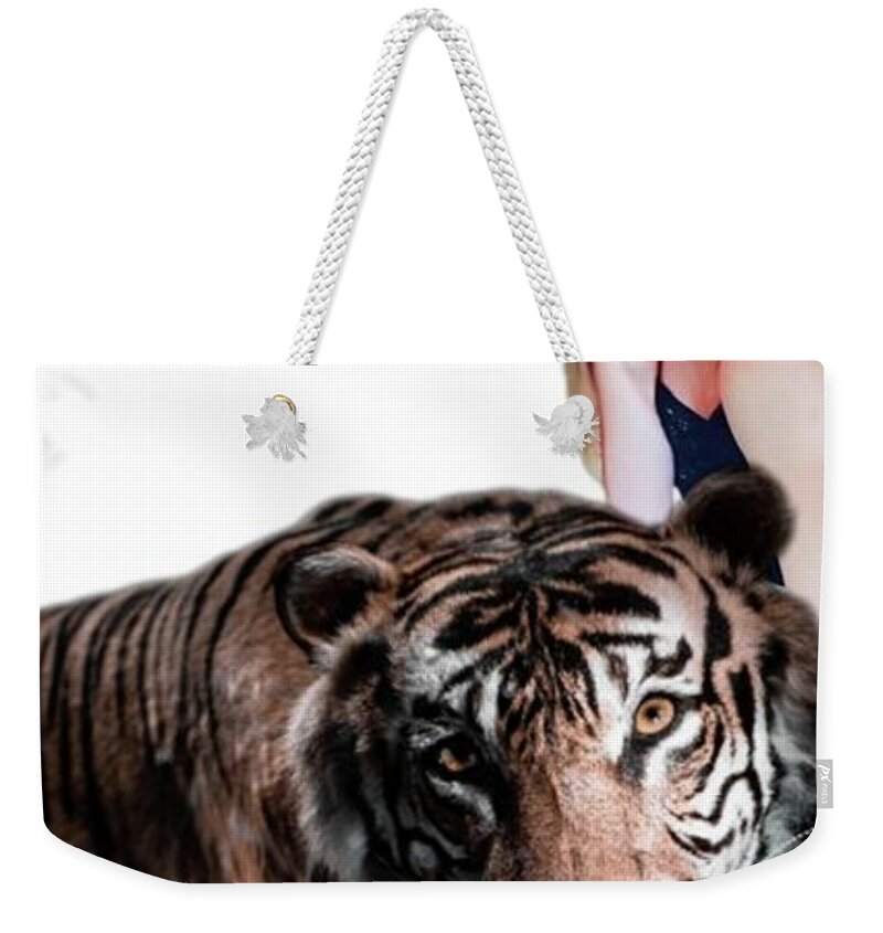 Fineart Weekender Tote Bag featuring the digital art Protected by Yvonne Padmos