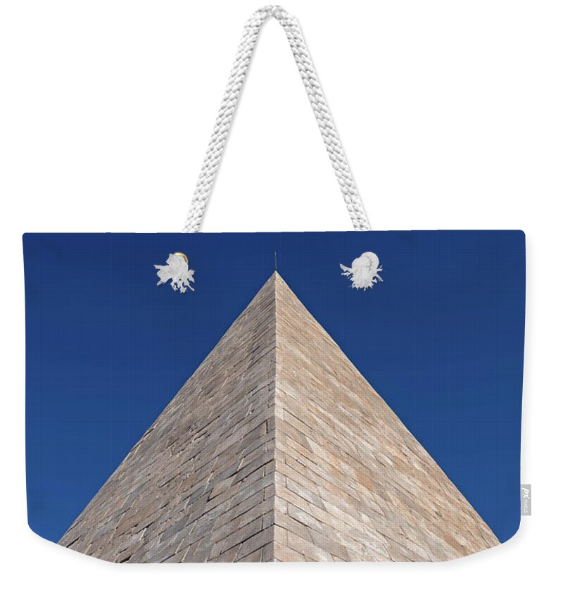 Rome Weekender Tote Bag featuring the photograph Pyramid of Cestius by Artur Bogacki