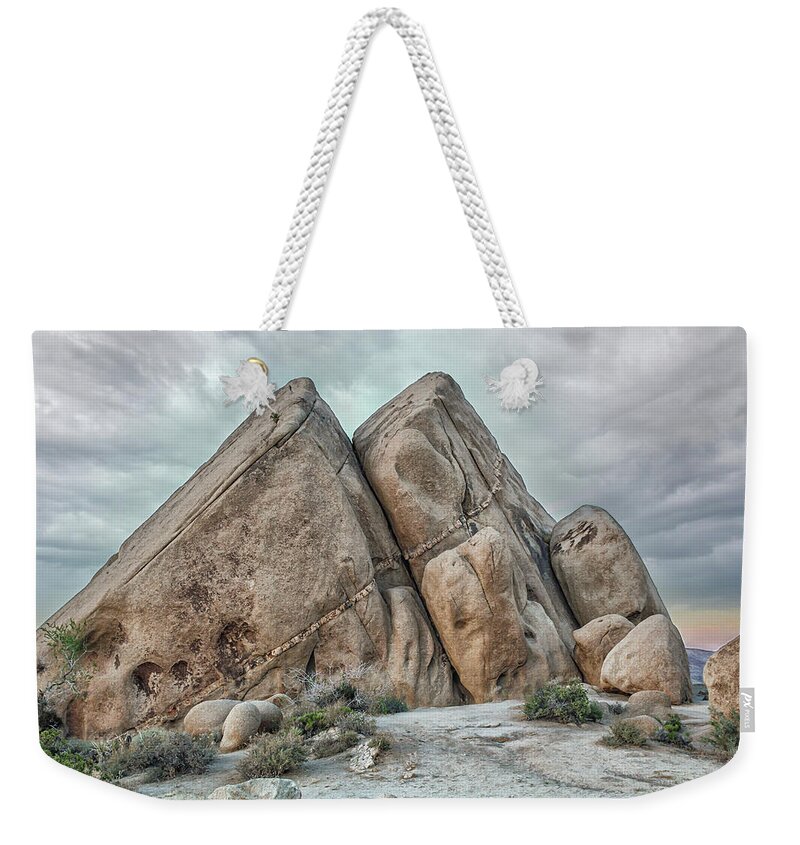 Pyramids Weekender Tote Bag featuring the photograph Pyramid Rocks - Brighter by Alison Frank