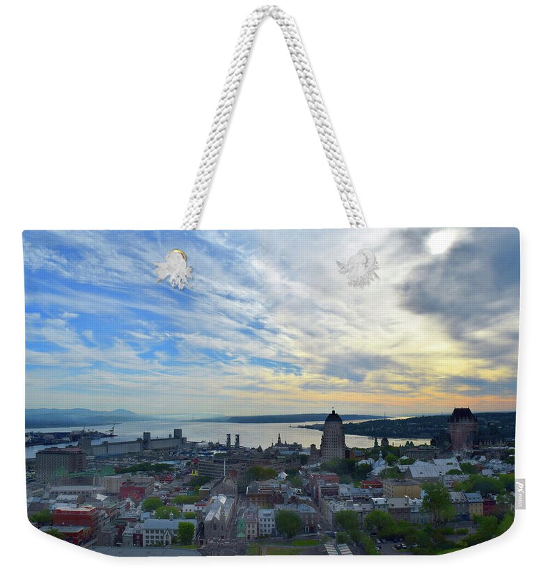 Quebec Weekender Tote Bag featuring the photograph Quebec City Canada Photo 127 by Lucie Dumas