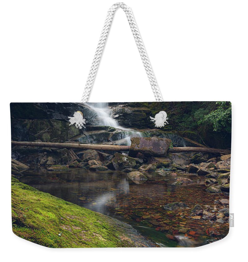 Waterfall Weekender Tote Bag featuring the photograph Quiet Falls by Michael Rauwolf