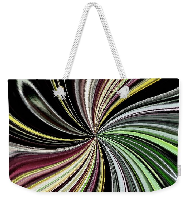 Lines Weekender Tote Bag featuring the digital art Qulaya Timi by Designs By L